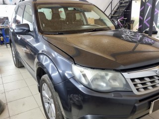 Subaru Forester установка bi-led линз Aozoom A12, шлифовка, броня, сетка в бампер (0)